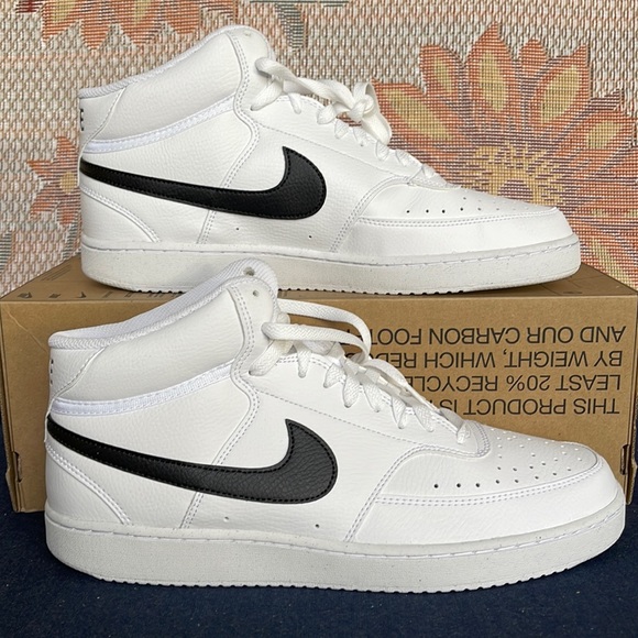 NIKE WMNS COURT VISION MID Next Nature WHITE/BLACK-WHITE
DN3577 101 Sneakers - Picture 2 of 16